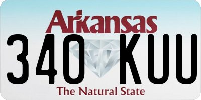 AR license plate 340KUU