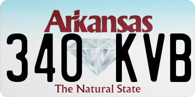 AR license plate 340KVB