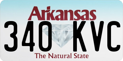 AR license plate 340KVC