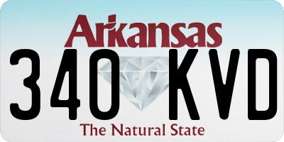 AR license plate 340KVD