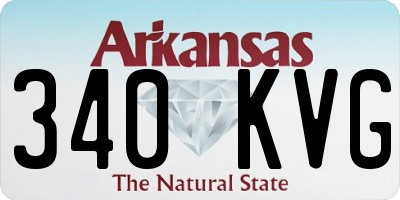 AR license plate 340KVG