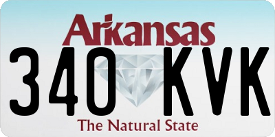AR license plate 340KVK