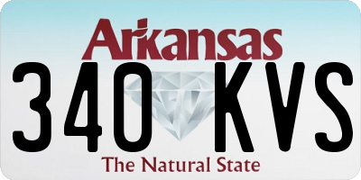 AR license plate 340KVS
