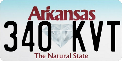 AR license plate 340KVT