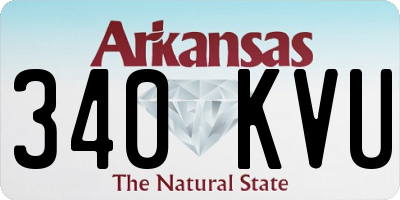 AR license plate 340KVU