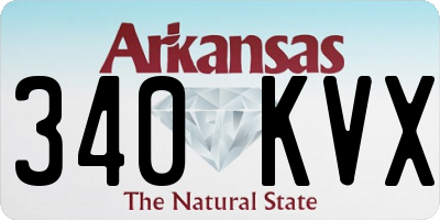 AR license plate 340KVX