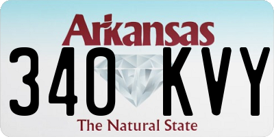 AR license plate 340KVY