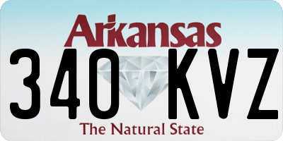 AR license plate 340KVZ