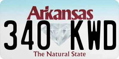 AR license plate 340KWD