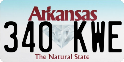 AR license plate 340KWE