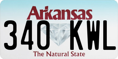 AR license plate 340KWL
