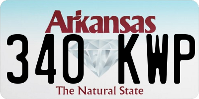 AR license plate 340KWP