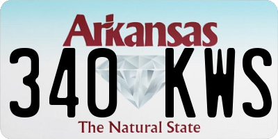 AR license plate 340KWS