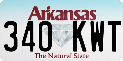 AR license plate 340KWT