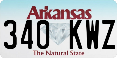 AR license plate 340KWZ