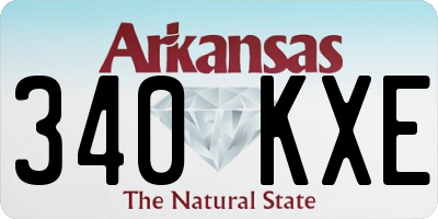 AR license plate 340KXE