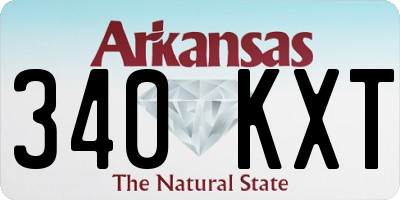 AR license plate 340KXT