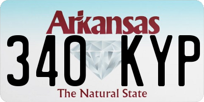 AR license plate 340KYP