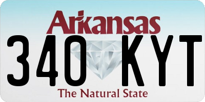 AR license plate 340KYT