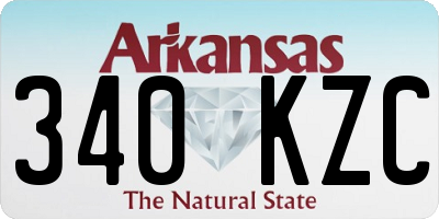 AR license plate 340KZC