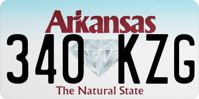 AR license plate 340KZG