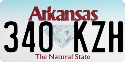 AR license plate 340KZH