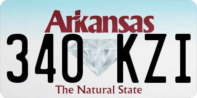 AR license plate 340KZI