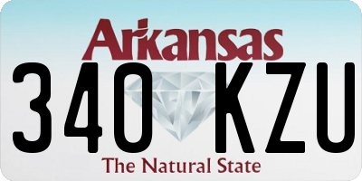 AR license plate 340KZU