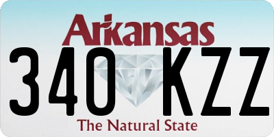 AR license plate 340KZZ