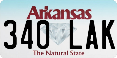 AR license plate 340LAK
