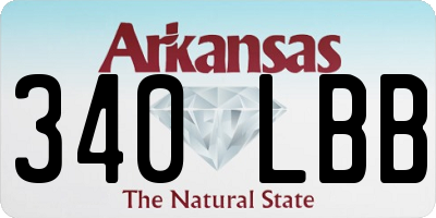 AR license plate 340LBB