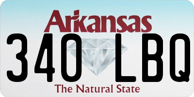 AR license plate 340LBQ