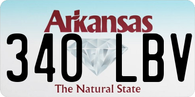 AR license plate 340LBV
