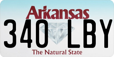 AR license plate 340LBY