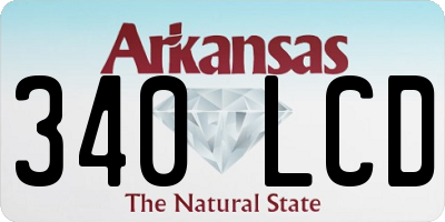 AR license plate 340LCD
