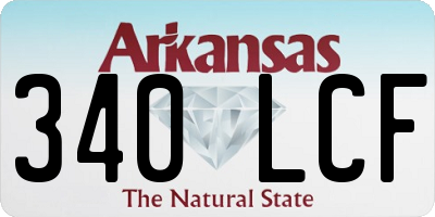 AR license plate 340LCF