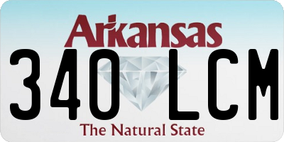 AR license plate 340LCM