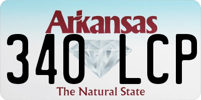 AR license plate 340LCP