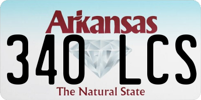 AR license plate 340LCS