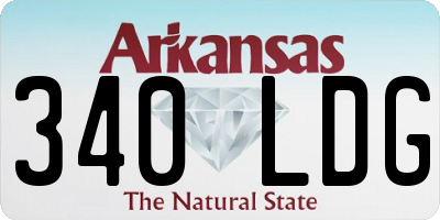 AR license plate 340LDG