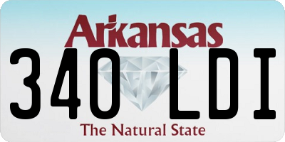 AR license plate 340LDI