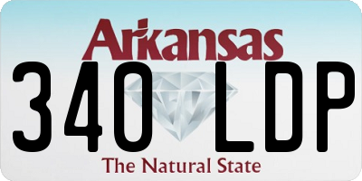 AR license plate 340LDP