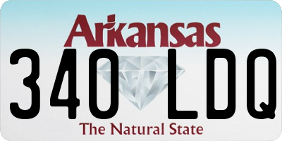 AR license plate 340LDQ