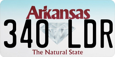 AR license plate 340LDR