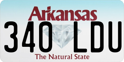 AR license plate 340LDU