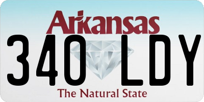 AR license plate 340LDY