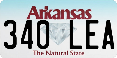 AR license plate 340LEA