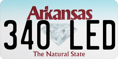 AR license plate 340LED