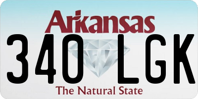 AR license plate 340LGK
