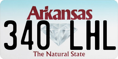 AR license plate 340LHL